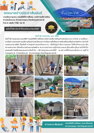 โครงการส่งเสริมอาชีพช่างก่อสร้าง ประจำปี 2567 (วันที่ 4)