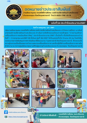 โครงการหลักสูตร &quot;การบำรุงรักษาเครื่องปรับอากาศพร้อมจัดหาวัสดุ&quot; ประจำปีงบประมาณ 2567 วันที่ 4