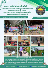 โครงการรณรงค์เฝ้าระวังควบคุมป้องกันโรคไข้เลือดออกครั้งที่ 3 (พ่นหมอกควัน) หมู่ที่ 20,28